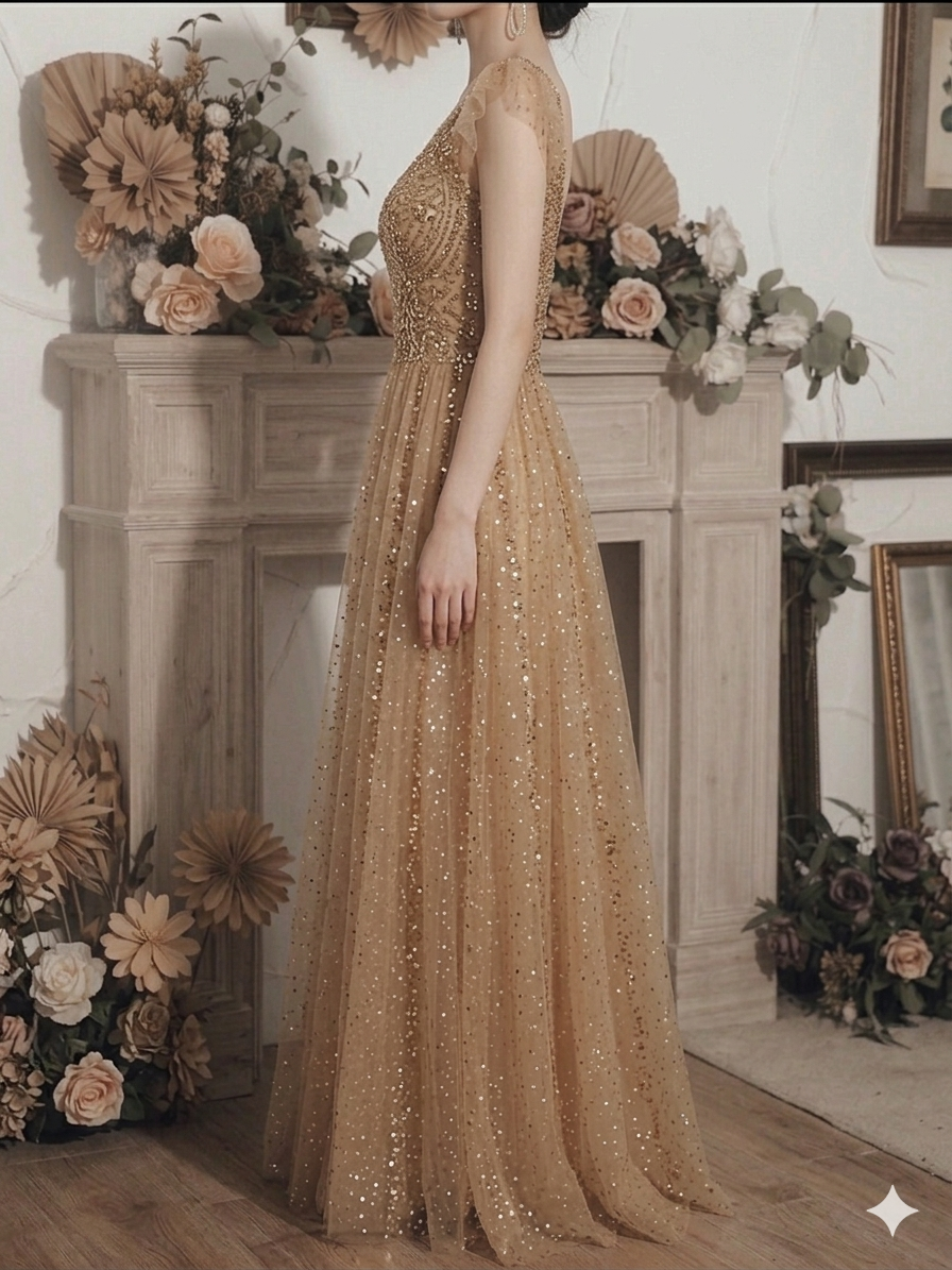 Women's Summer Annual Birthday Banquet Long Dress