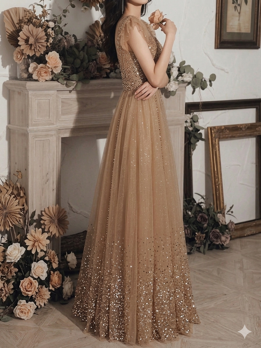 Women's Summer Annual Birthday Banquet Long Dress